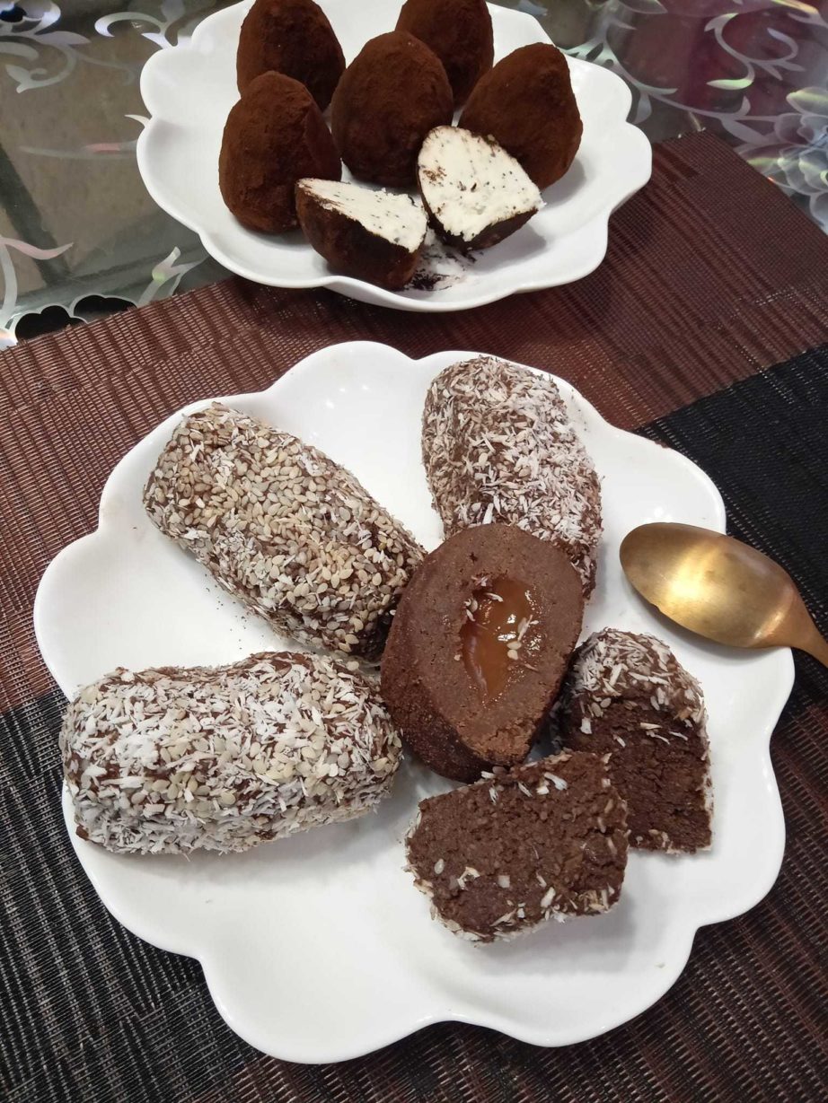 Пирожные «Картошка» из миндальной муки