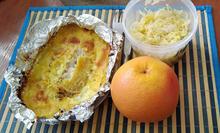 Тиляпия, запечённая с сыром