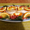 Запечённая скумбрия с апельсином