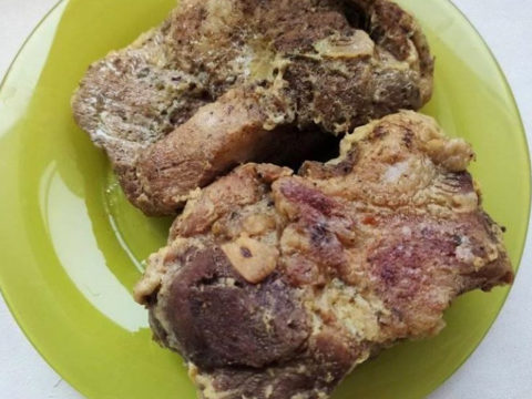 Мясо, тушённое в молоке